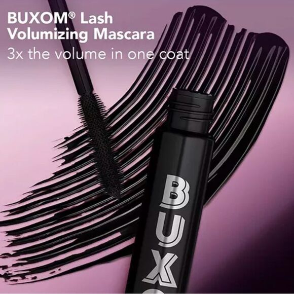 2 Buxom Full-Size Lash Volumizing Mascara Blackest Black New - Picture 7 of 8